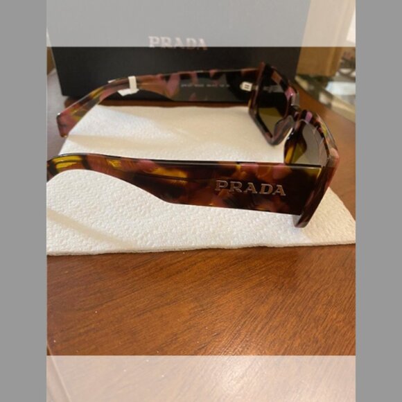 Prada Bold Acetate Butterfly Sunglasses - Picture 6 of 7